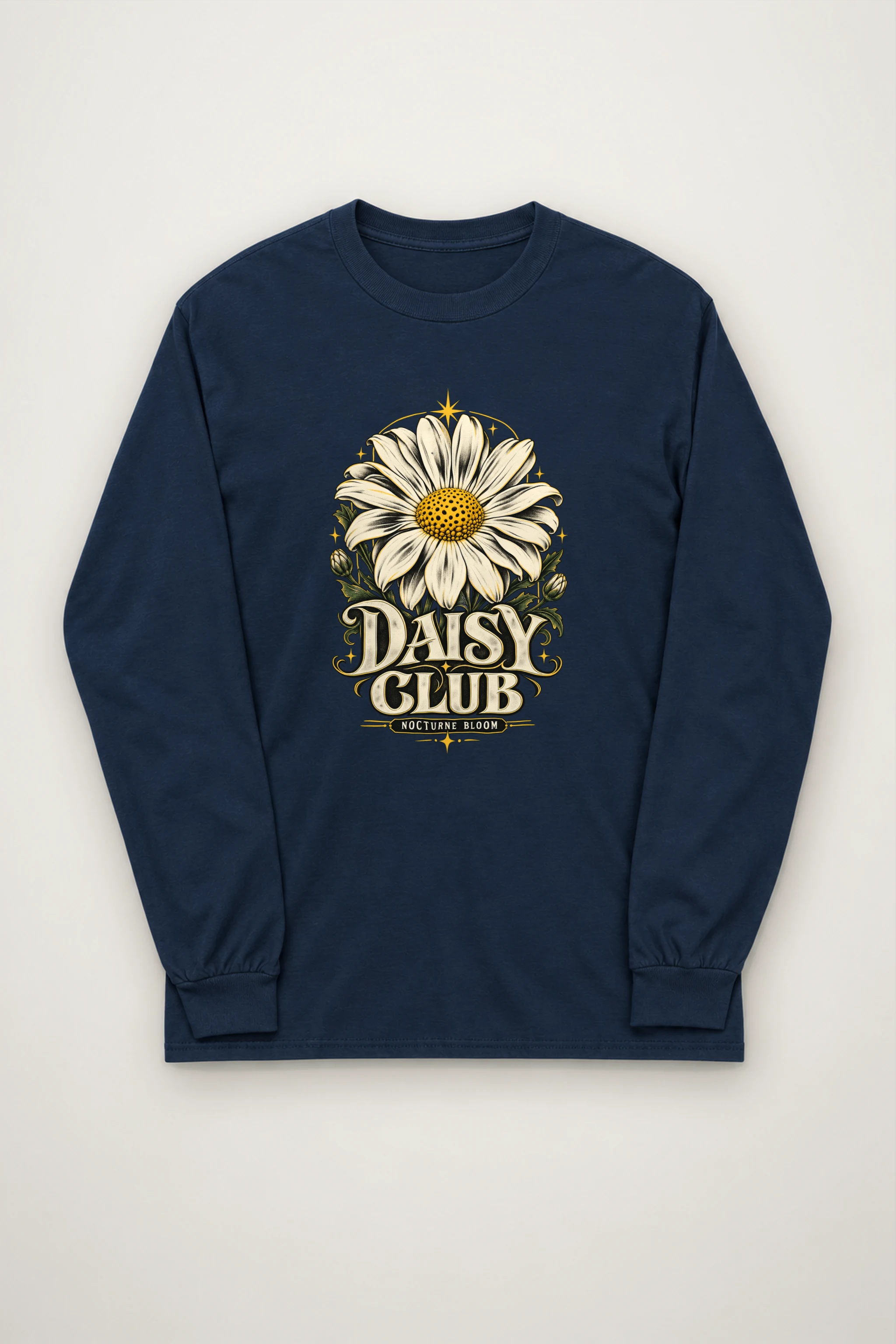 "Daisy Club Nocturne" Unisex Longsleeve T-shirt