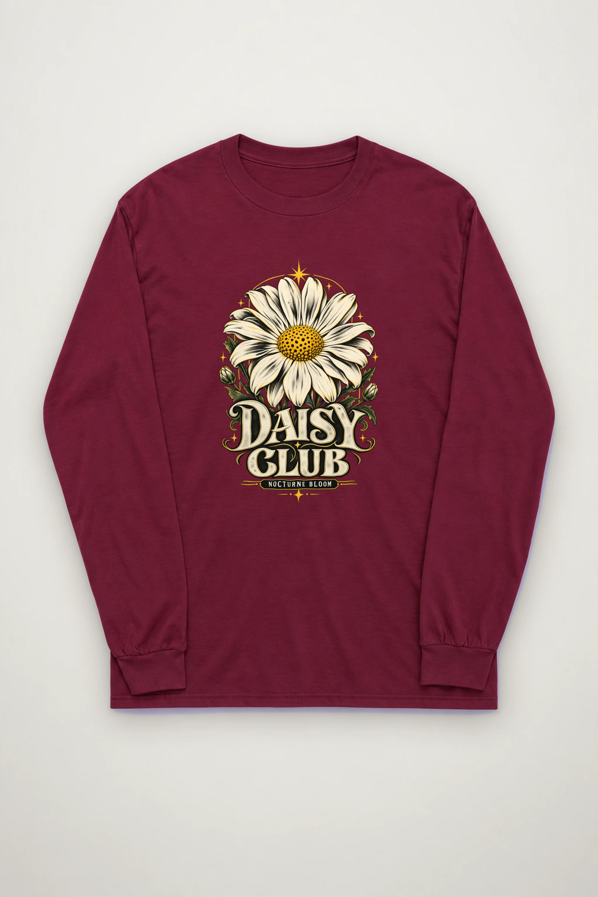 "Daisy Club Nocturne" Unisex Longsleeve T-shirt