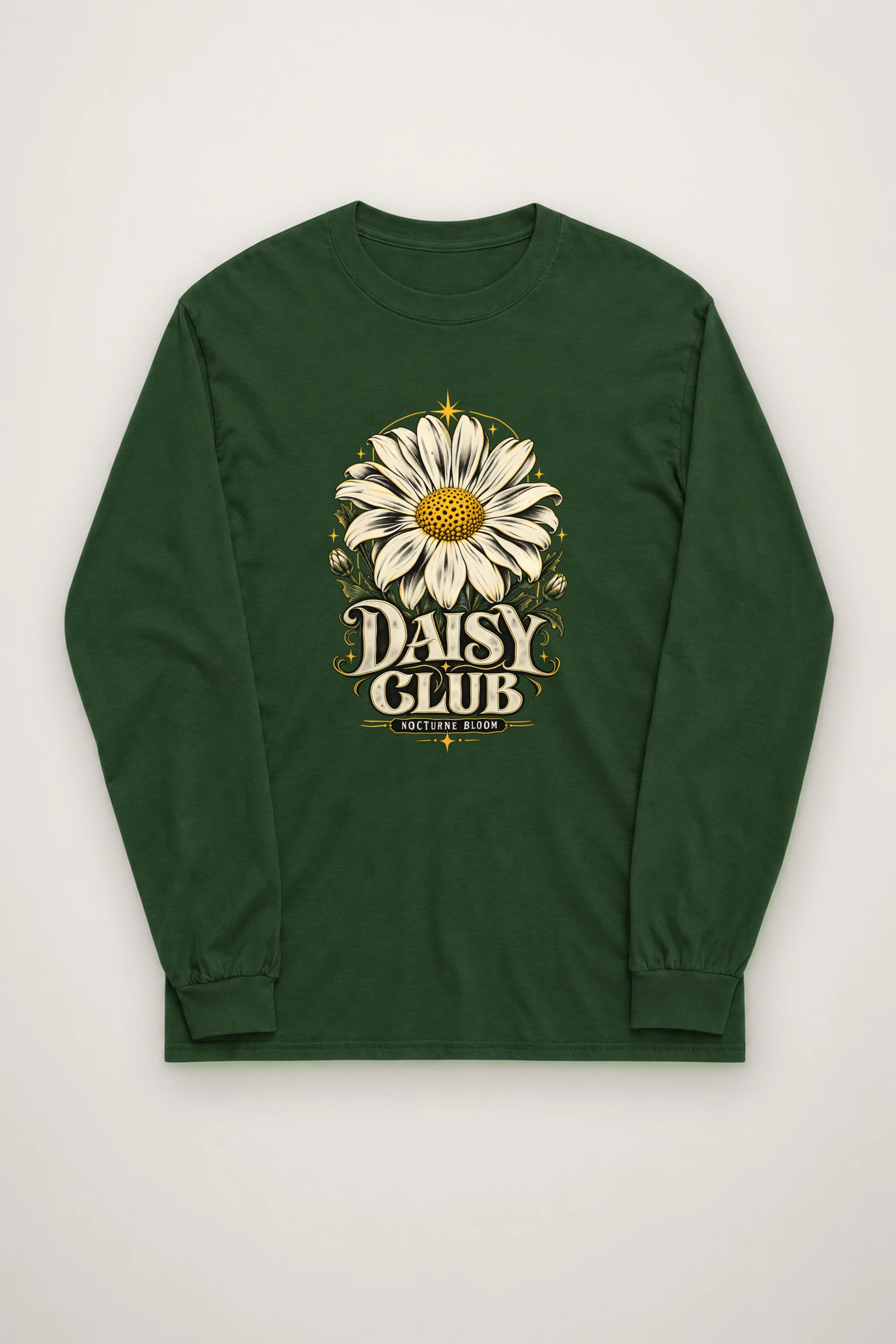 "Daisy Club Nocturne" Unisex Longsleeve T-shirt