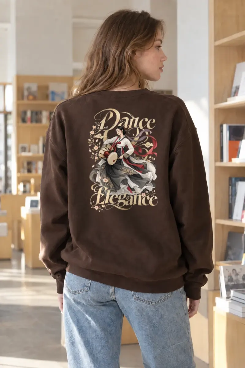 "Dance Elegance" Heavy Blend Unisex Crewneck Sweatshirt | Gildan 18000
