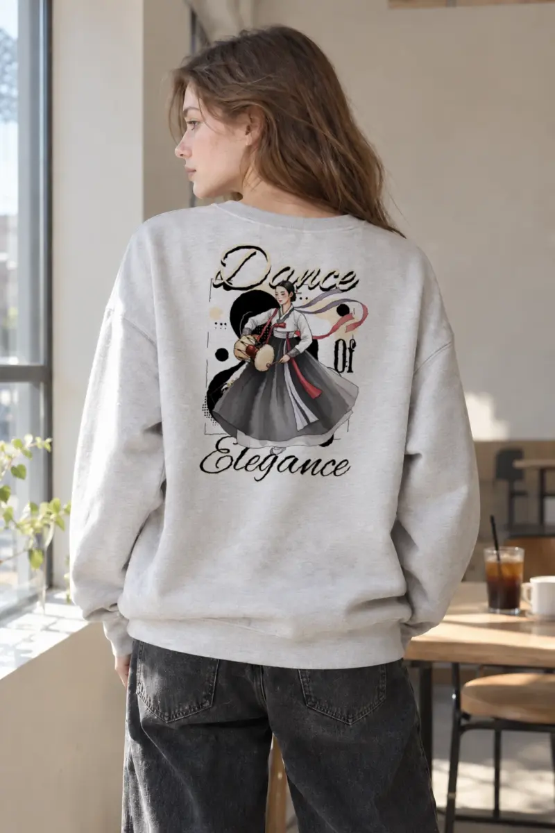 “Dance Elegance” Heavy Blend Unisex Crewneck Sweatshirt | Gildan 18000