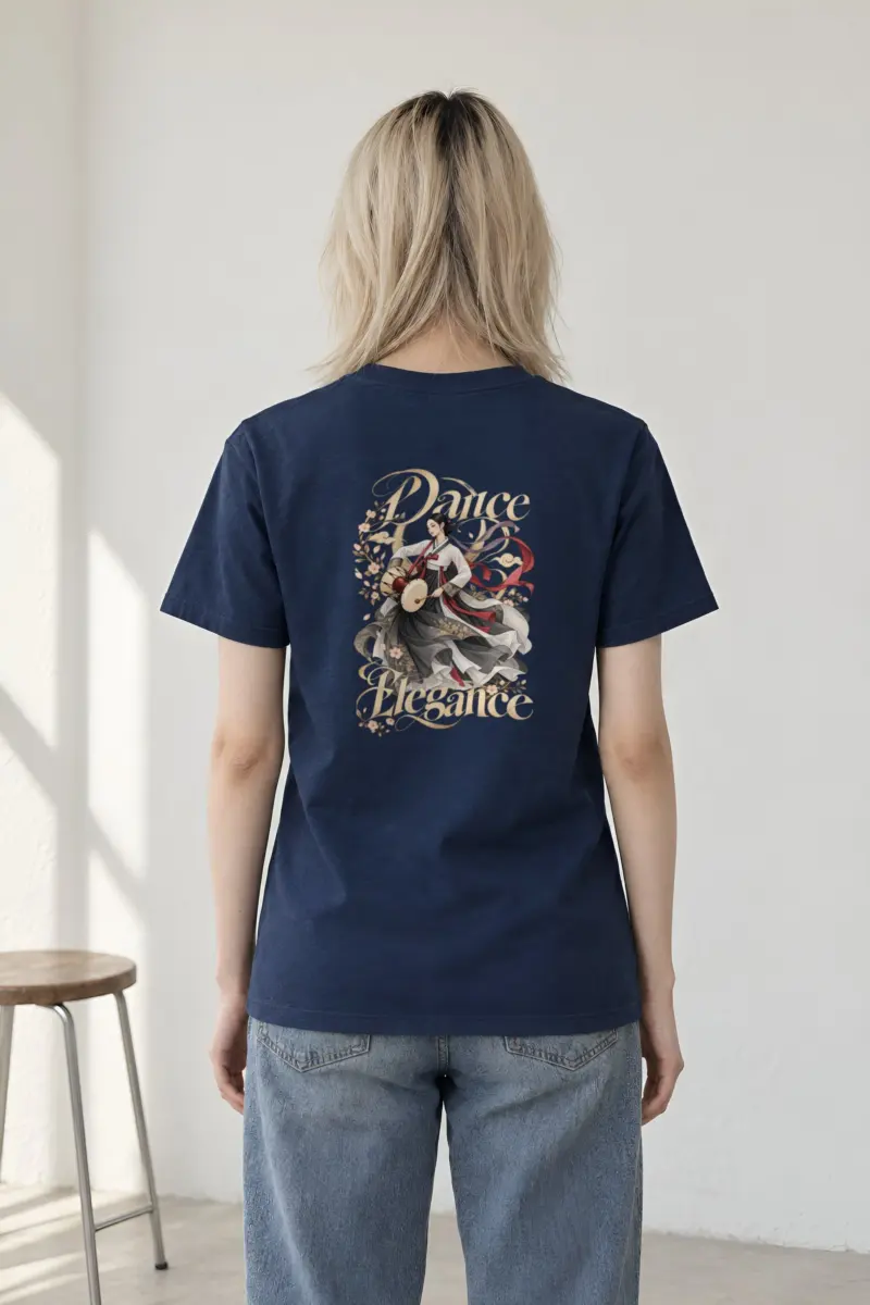"Dance Elegance" Heavyweight Unisex Crewneck T-shirt