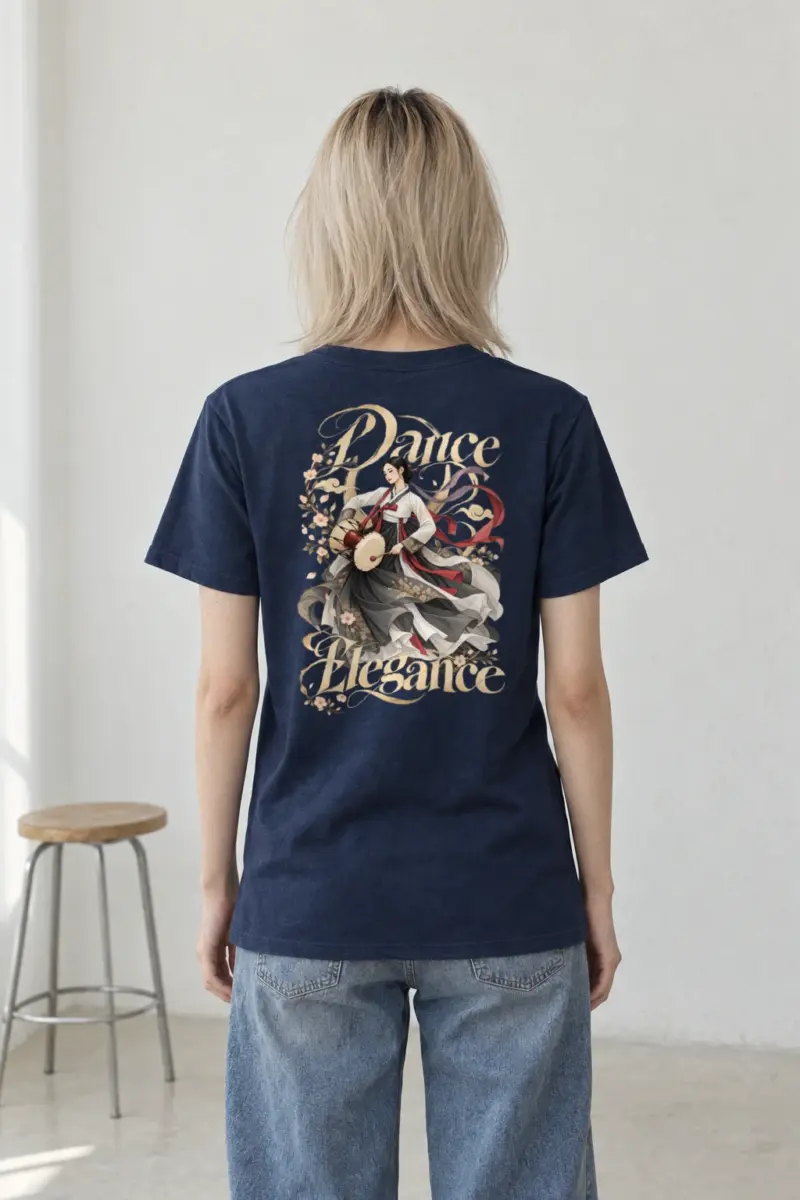 "Dance Elegance" Heavyweight Unisex Crewneck T-shirt | Gildan 5000