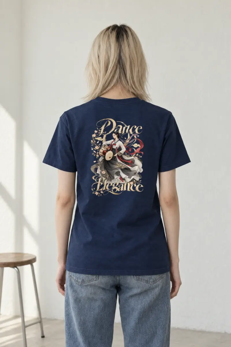 "Dance Elegance" Heavyweight Unisex Crewneck T-shirt