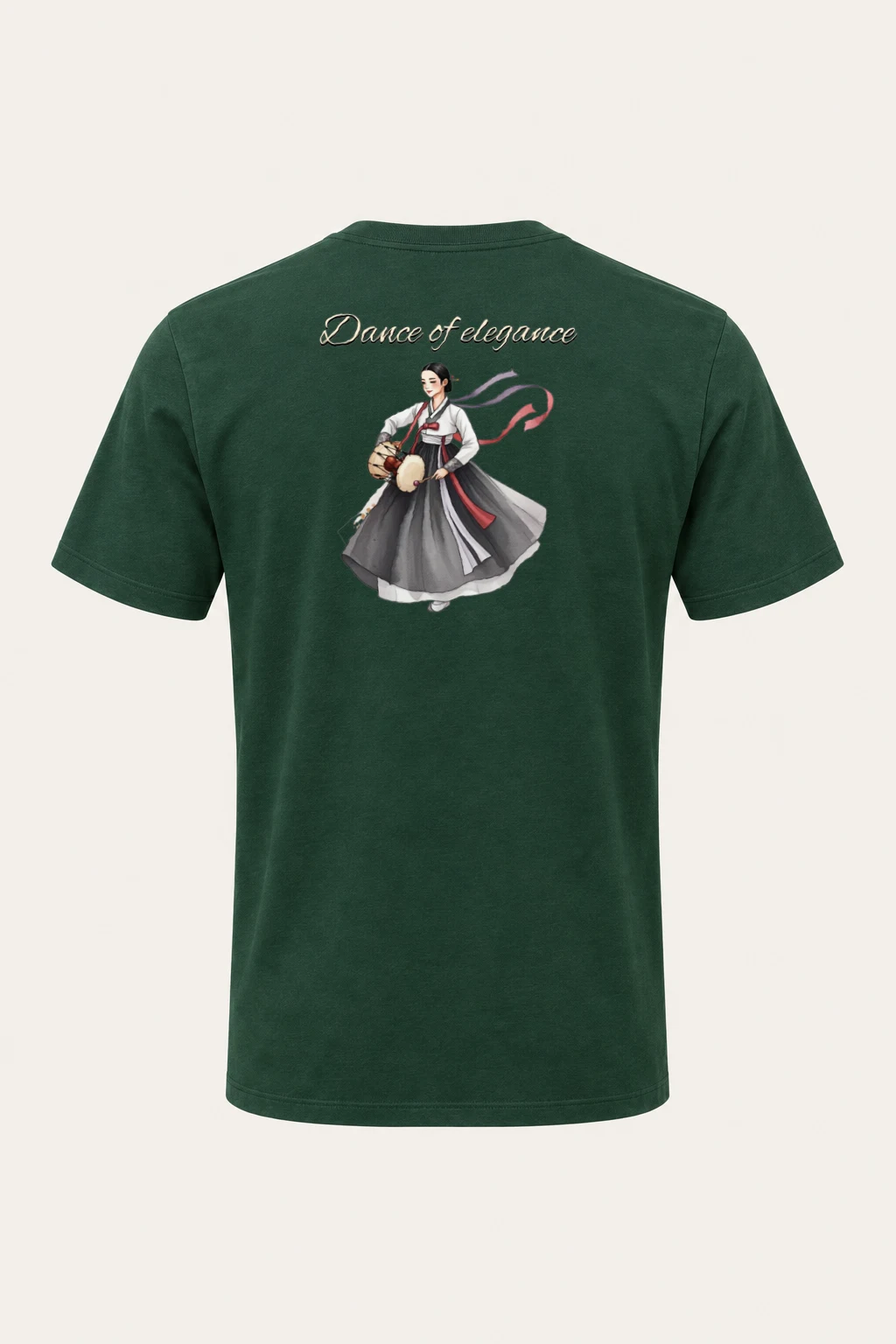 "Dance Of Elegance" Heavyweight Unisex Crewneck T-shirt | Gildan 5000