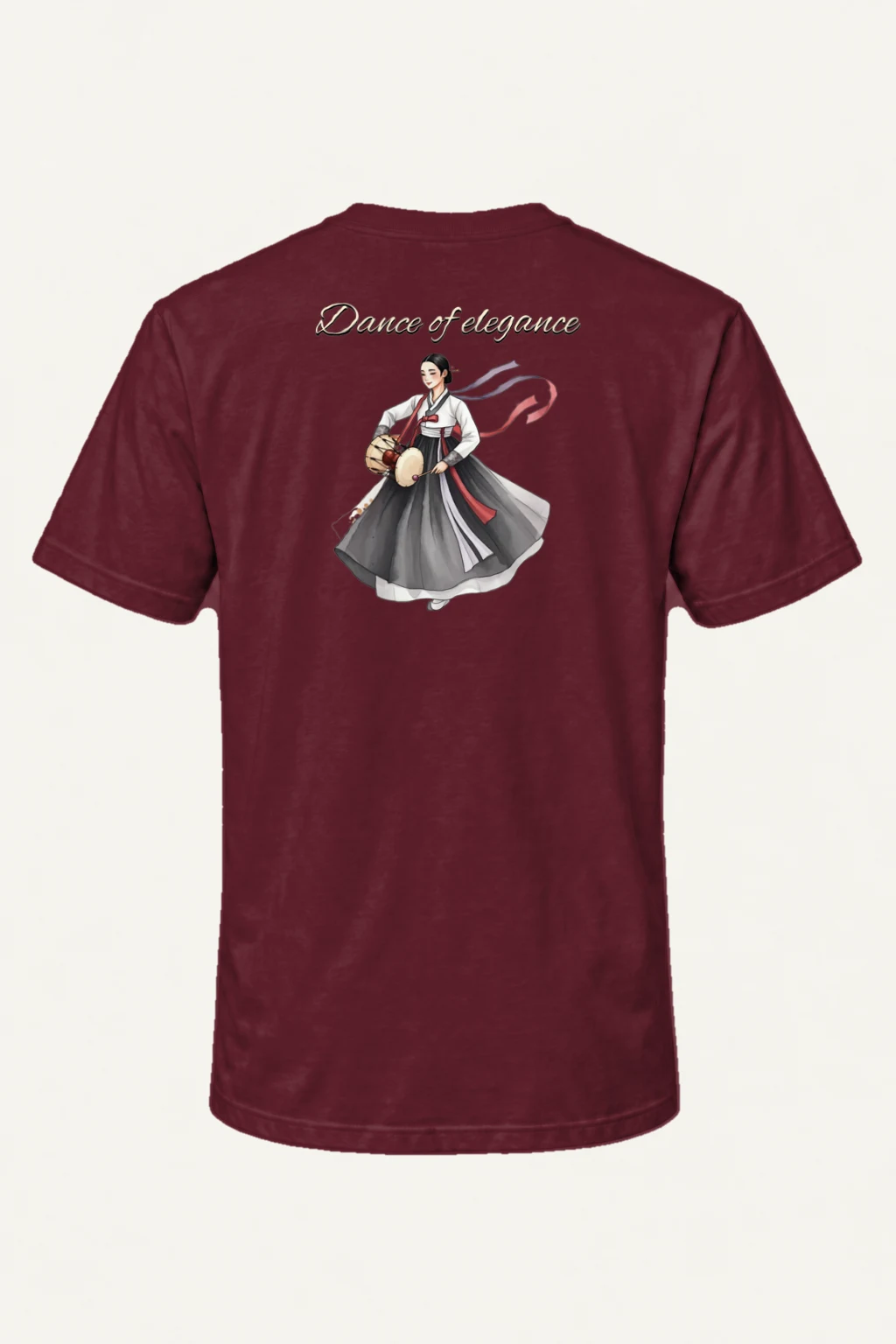 "Dance Of Elegance" Heavyweight Unisex Crewneck T-shirt | Gildan 5000