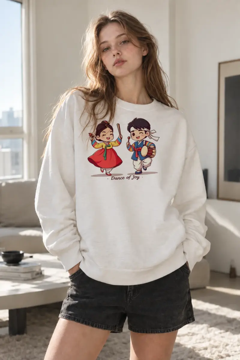 “Dance of Joy” Heavy Blend Unisex Crewneck Sweatshirt | Gildan 18000
