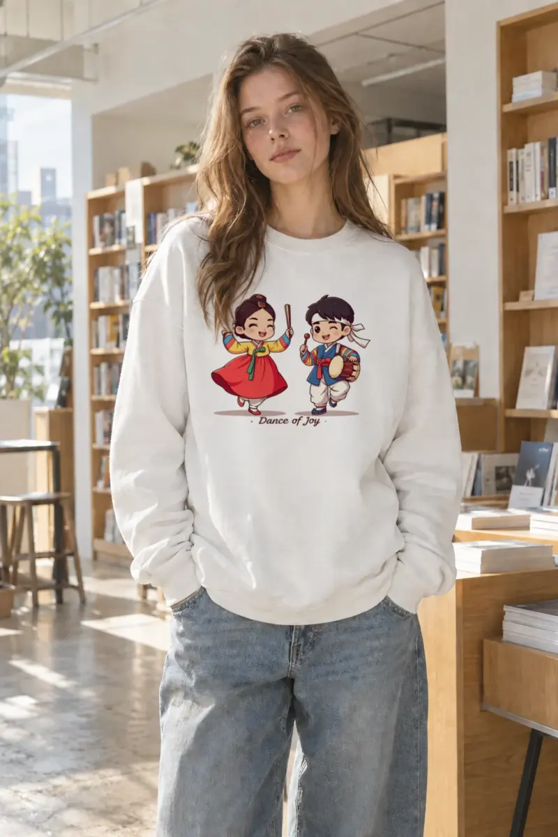"Dance of Joy" Heavy Blend Unisex Crewneck Sweatshirt | Gildan 18000