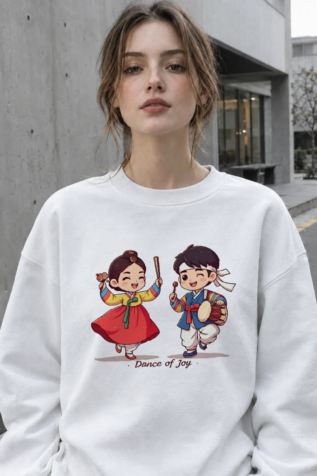 "Dance of Joy" Heavy Blend Unisex Crewneck Sweatshirt | Gildan 18000