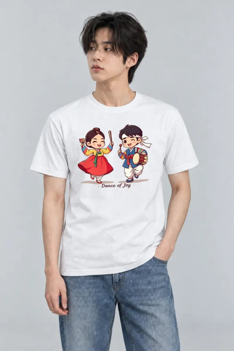 "Dance of Joy" Heavyweight Unisex Crewneck T-shirt