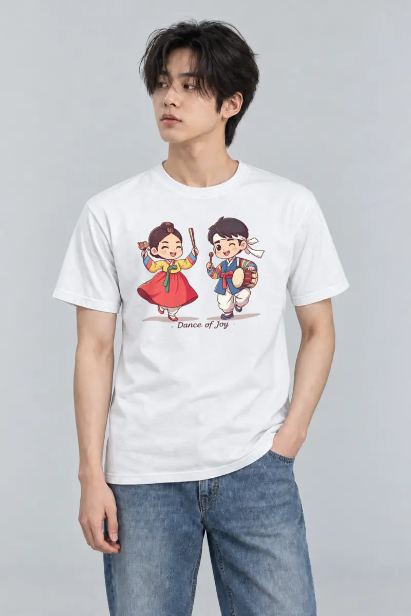 "Dance of Joy" Heavyweight Unisex Crewneck T-shirt