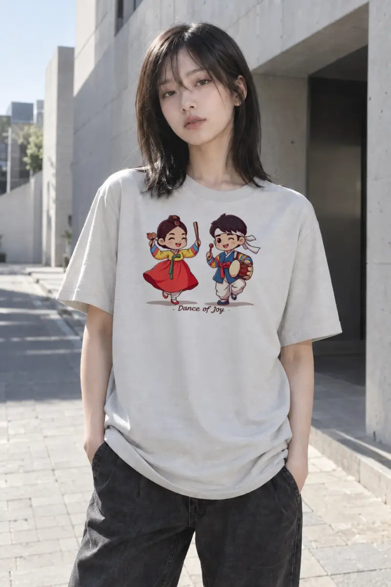 "Dance of Joy" Heavyweight Unisex Crewneck T-shirt | Gildan 5000