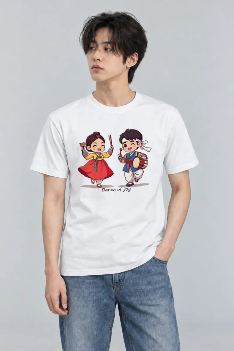 "Dance of Joy" Heavyweight Unisex Crewneck T-shirt