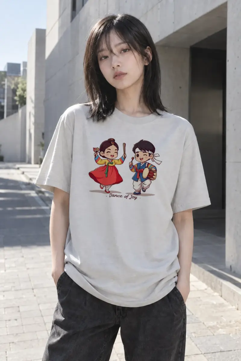 "Dance of Joy" Heavyweight Unisex Crewneck T-shirt | Gildan 5000