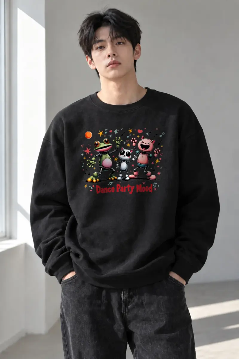 "Dance Party Mood" Heavy Blend Unisex Crewneck Sweatshirt | Gildan 18000