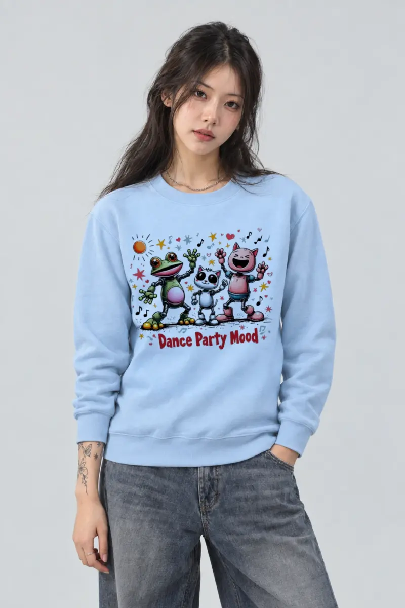 "Dance Party Mood" Heavy Blend Unisex Crewneck Sweatshirt