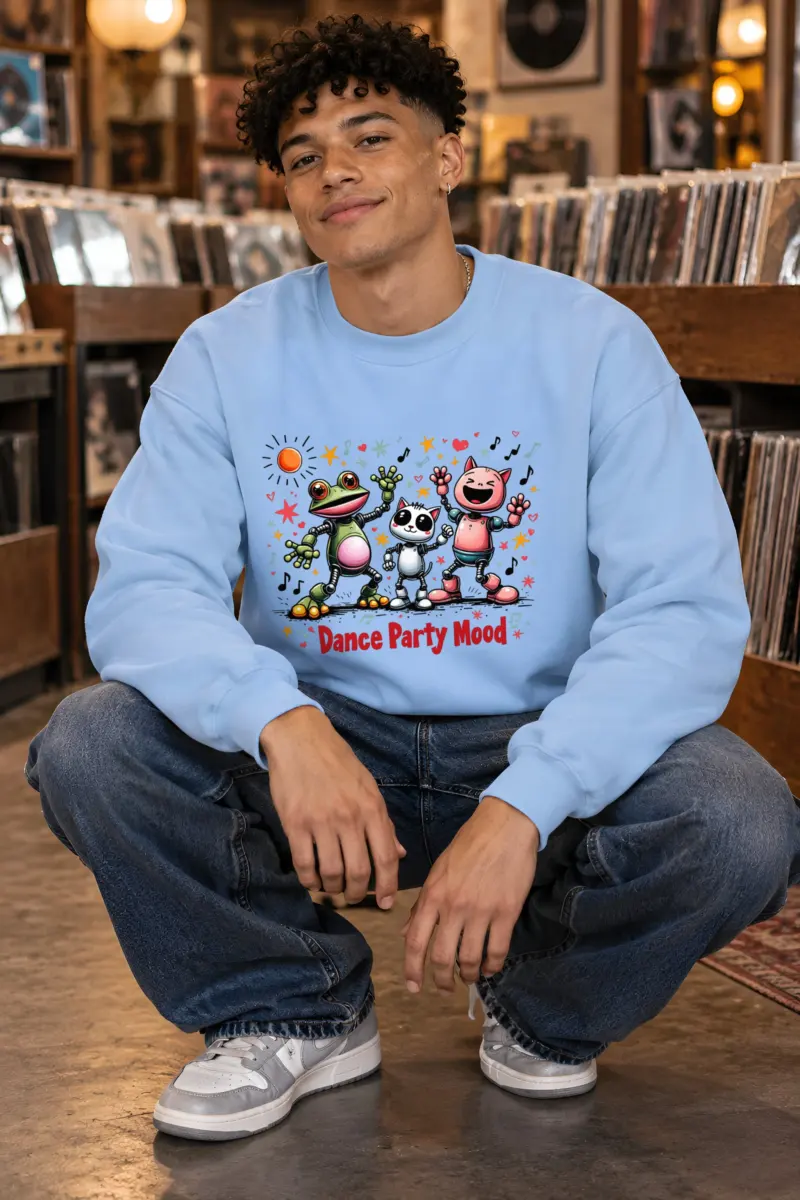 "Dance Party Mood" Heavy Blend Unisex Crewneck Sweatshirt