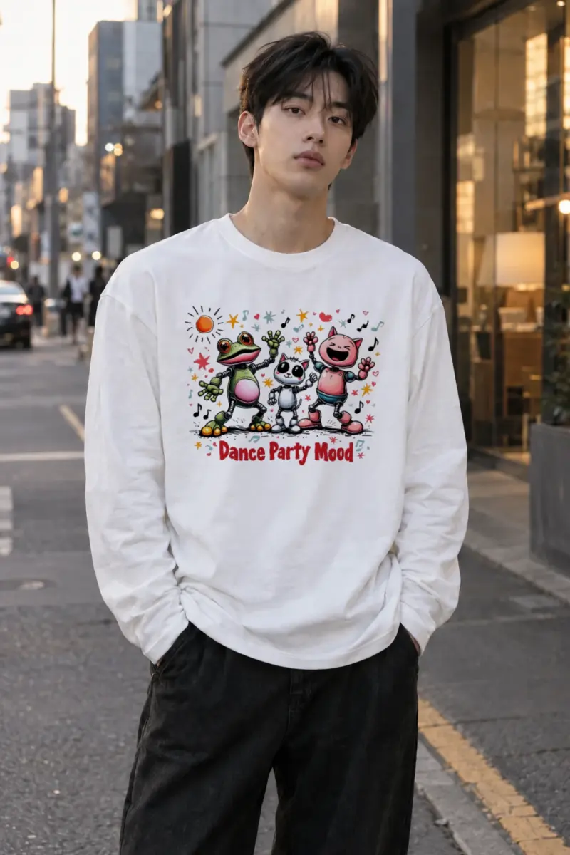 "Dance Party Mood" Unisex Longsleeve T-shirt | Gildan 2400