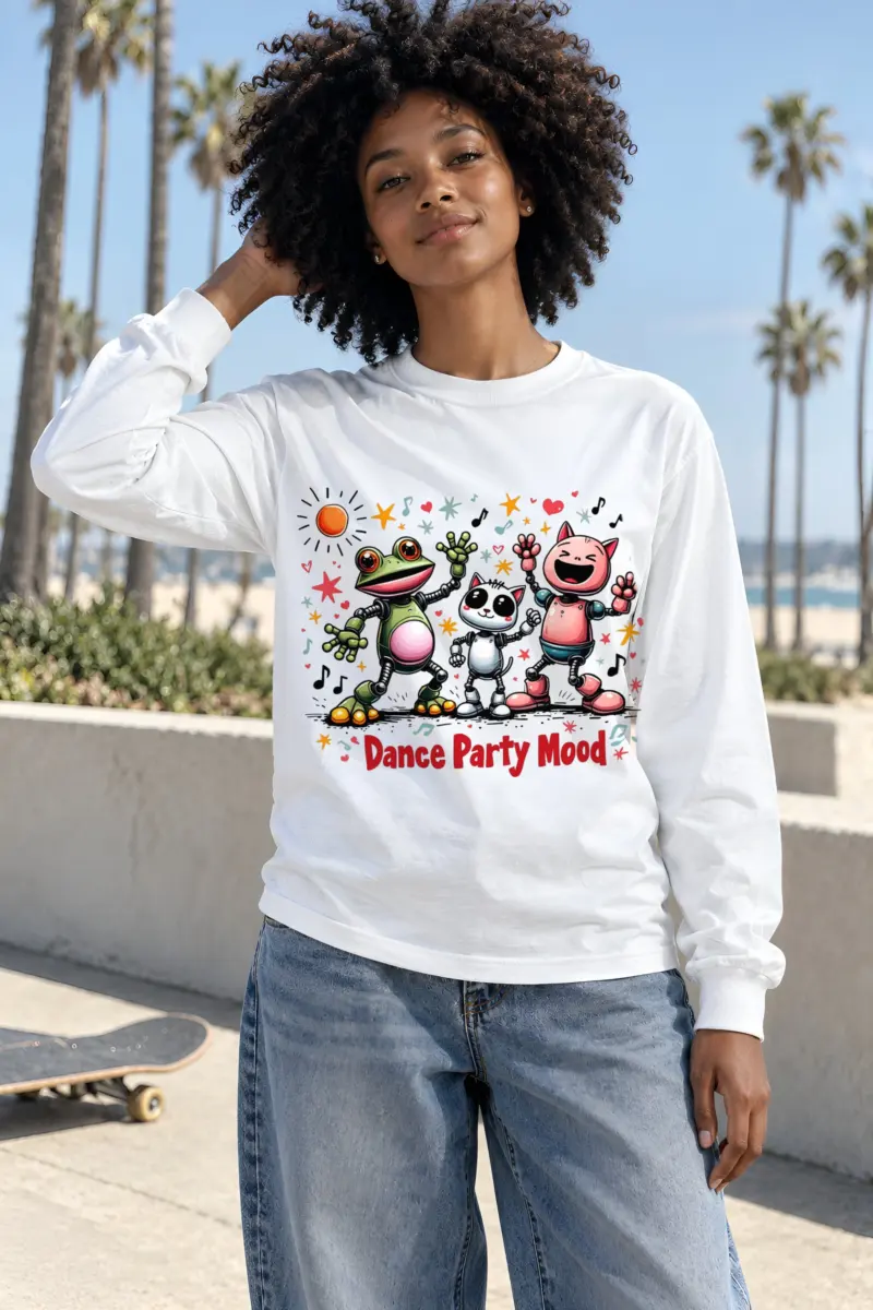 "Dance Party Mood" Unisex Longsleeve T-shirt