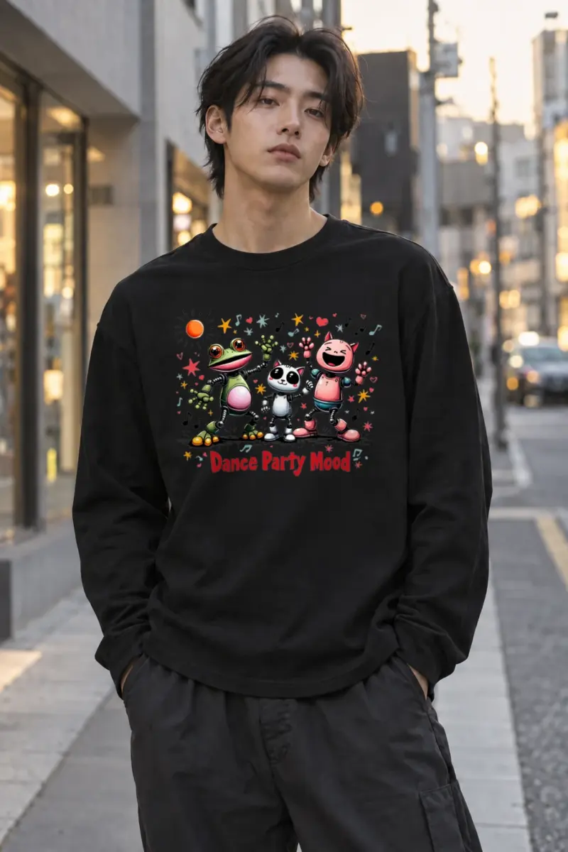“Dance Party Mood” Unisex Longsleeve T-shirt | Gildan 2400