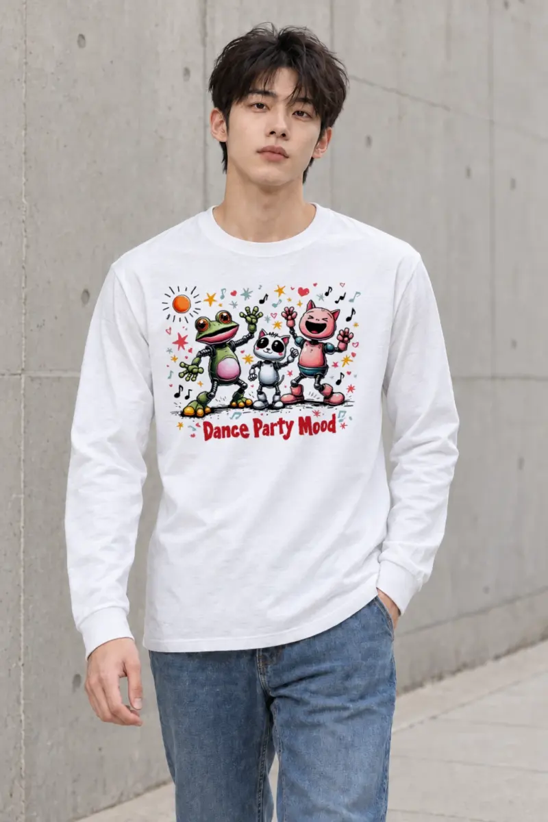 "Dance Party Mood" Unisex Longsleeve T-shirt | Gildan 2400