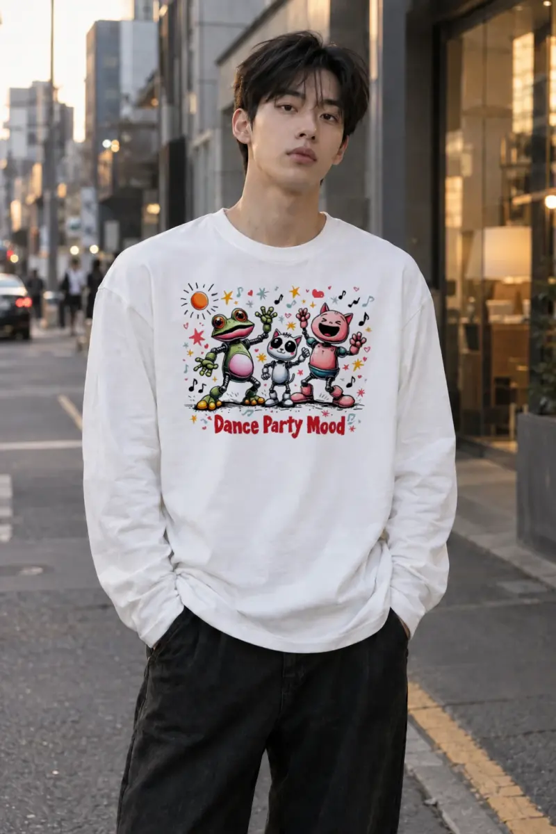 "Dance Party Mood" Unisex Longsleeve T-shirt | Gildan 2400