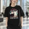 "Dancing Feline Fiesta" Heavyweight Unisex Crewneck T-shirt | Gildan 5000