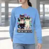 "Dancing Feline Fiesta" Unisex Longsleeve T-shirt