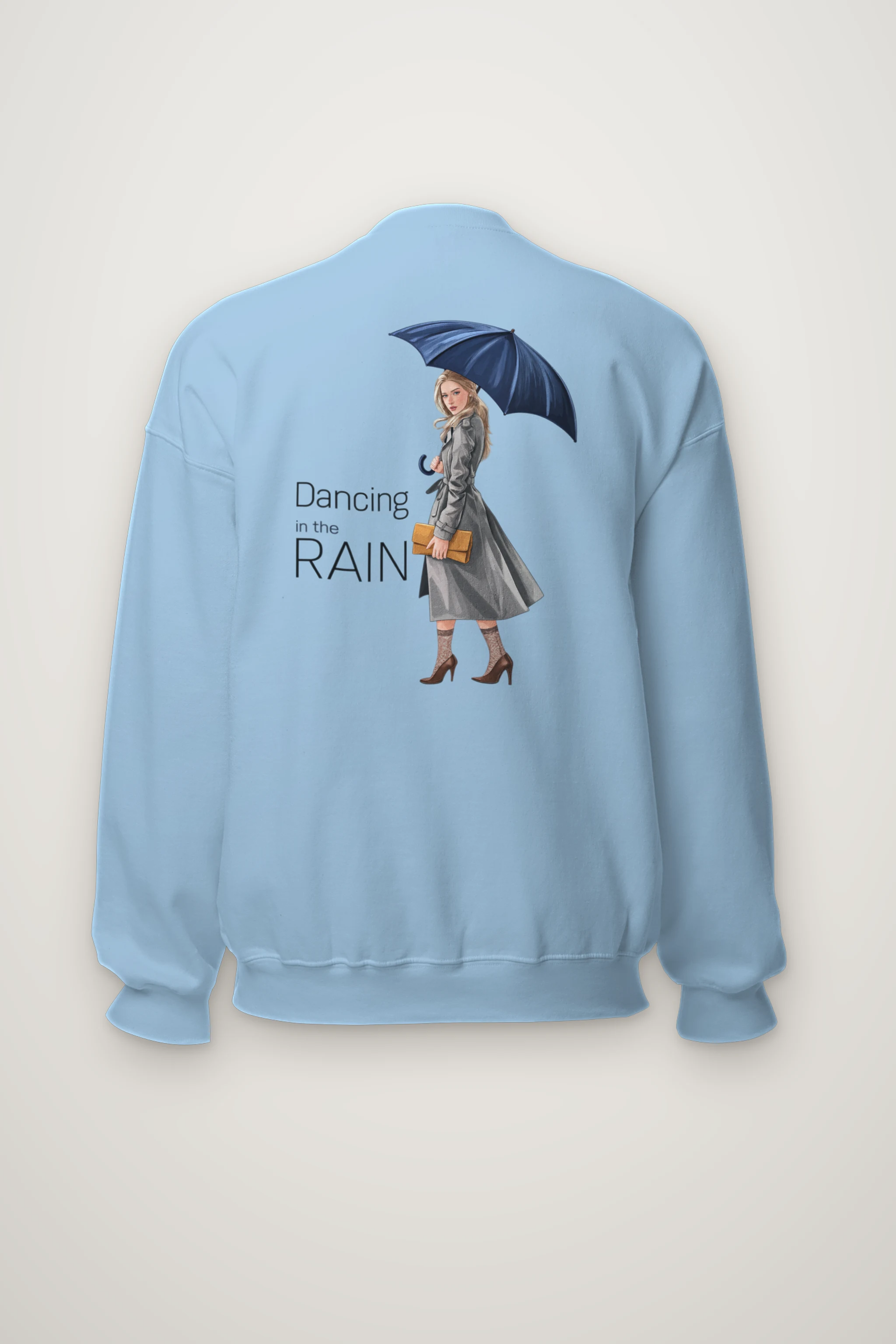 "Dancing In The Rain" Heavy Blend Unisex Crewneck Sweatshirt
