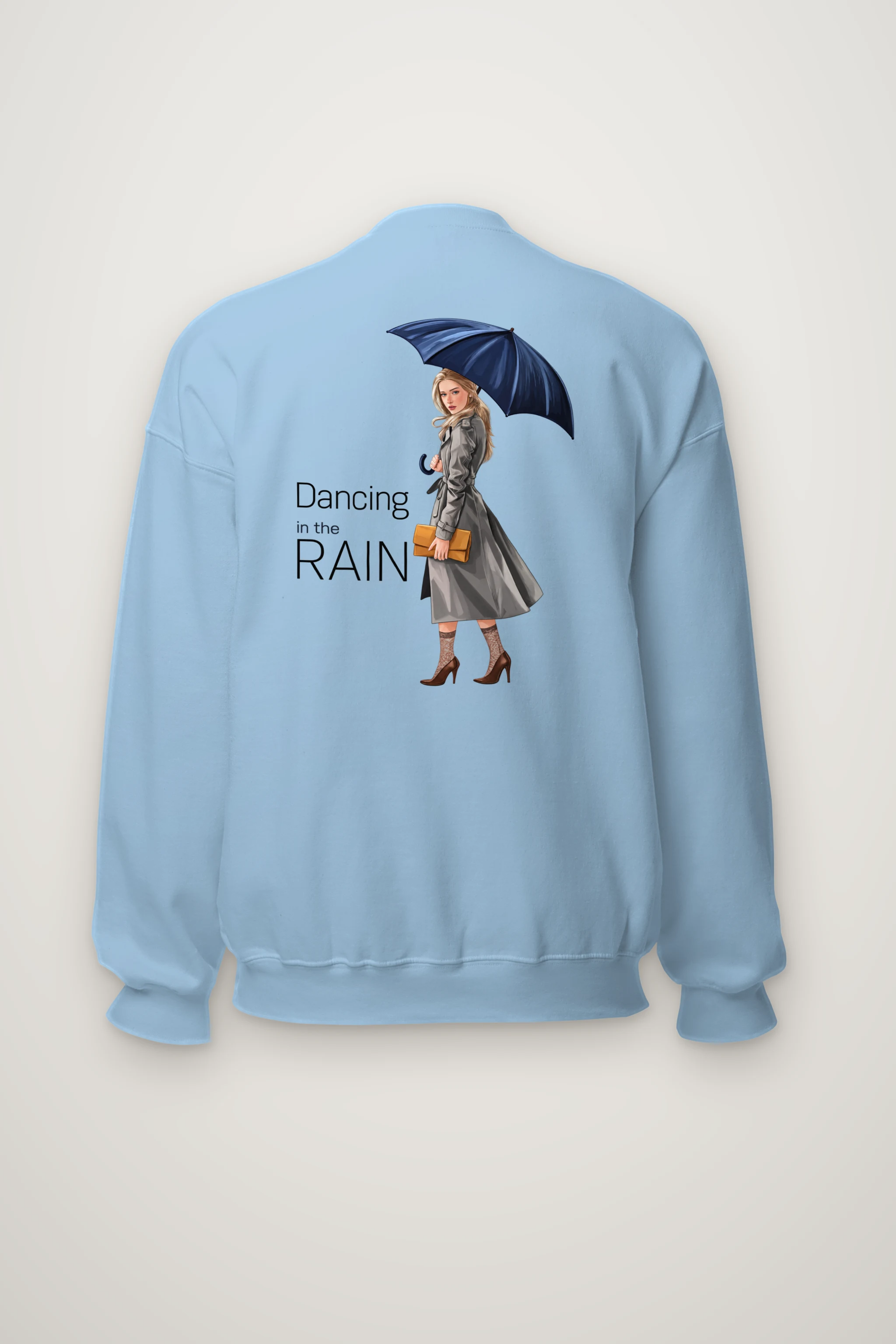 "Dancing In The Rain" Heavy Blend Unisex Crewneck Sweatshirt