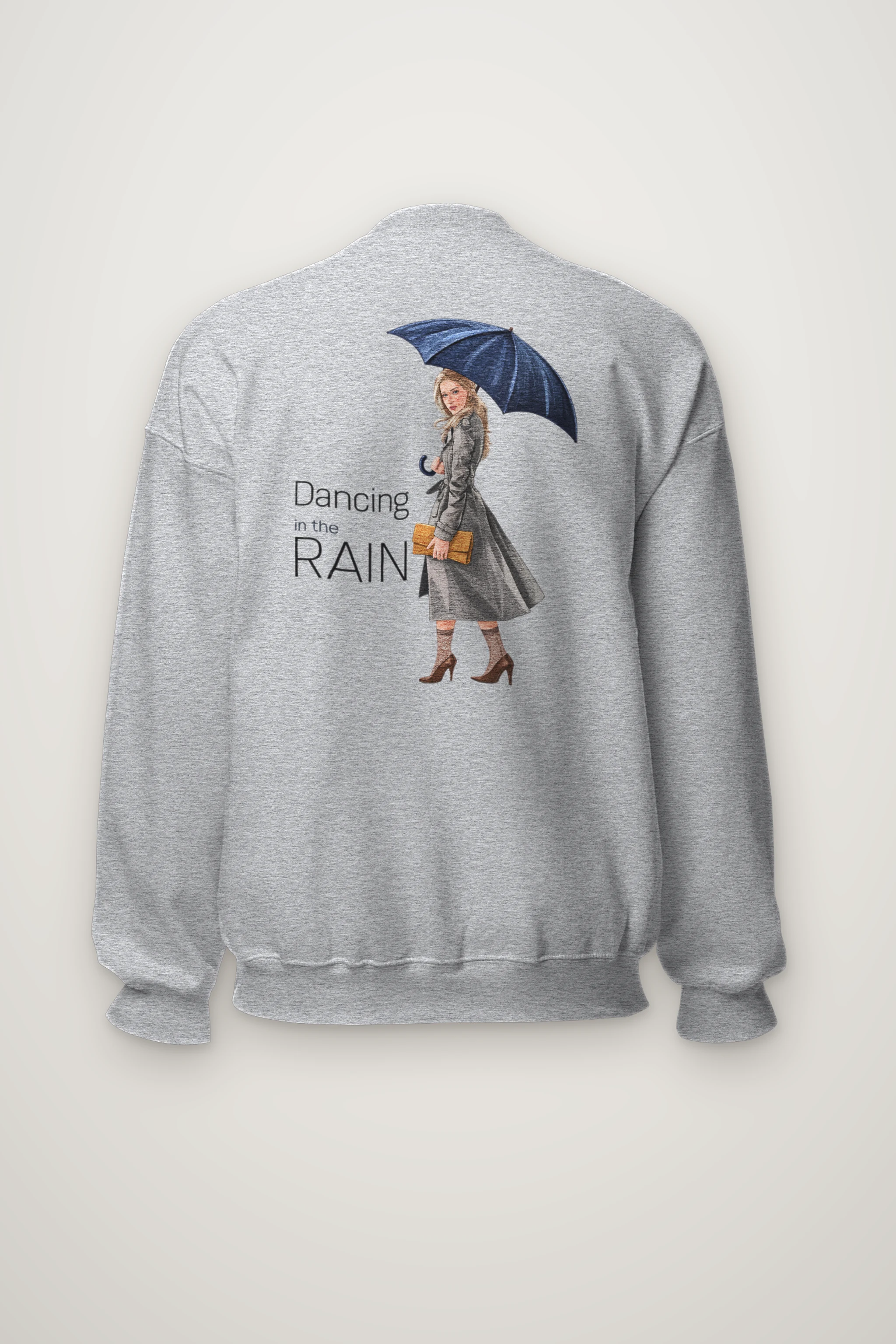 "Dancing In The Rain" Heavy Blend Unisex Crewneck Sweatshirt