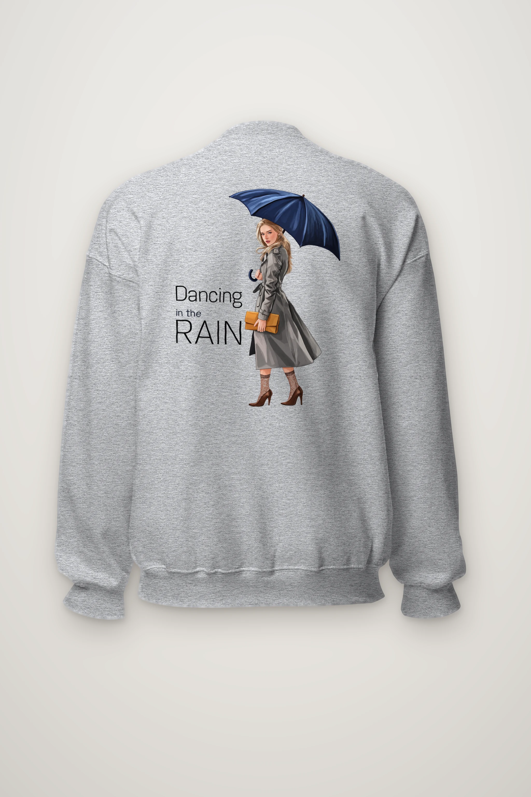 "Dancing In The Rain" Heavy Blend Unisex Crewneck Sweatshirt