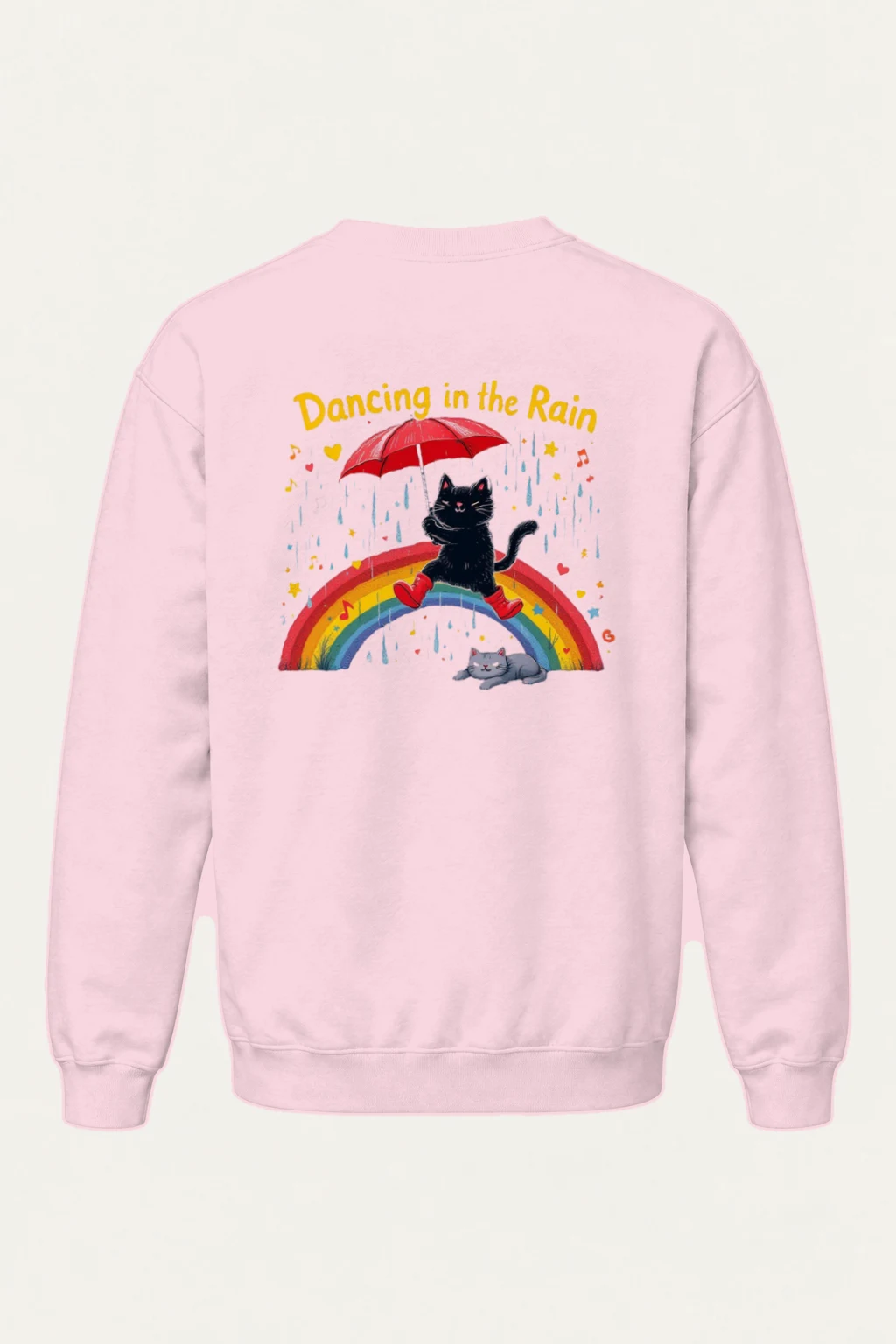 "Dancing In The Rain" Heavy Blend Unisex Crewneck Sweatshirt | Gildan 18000