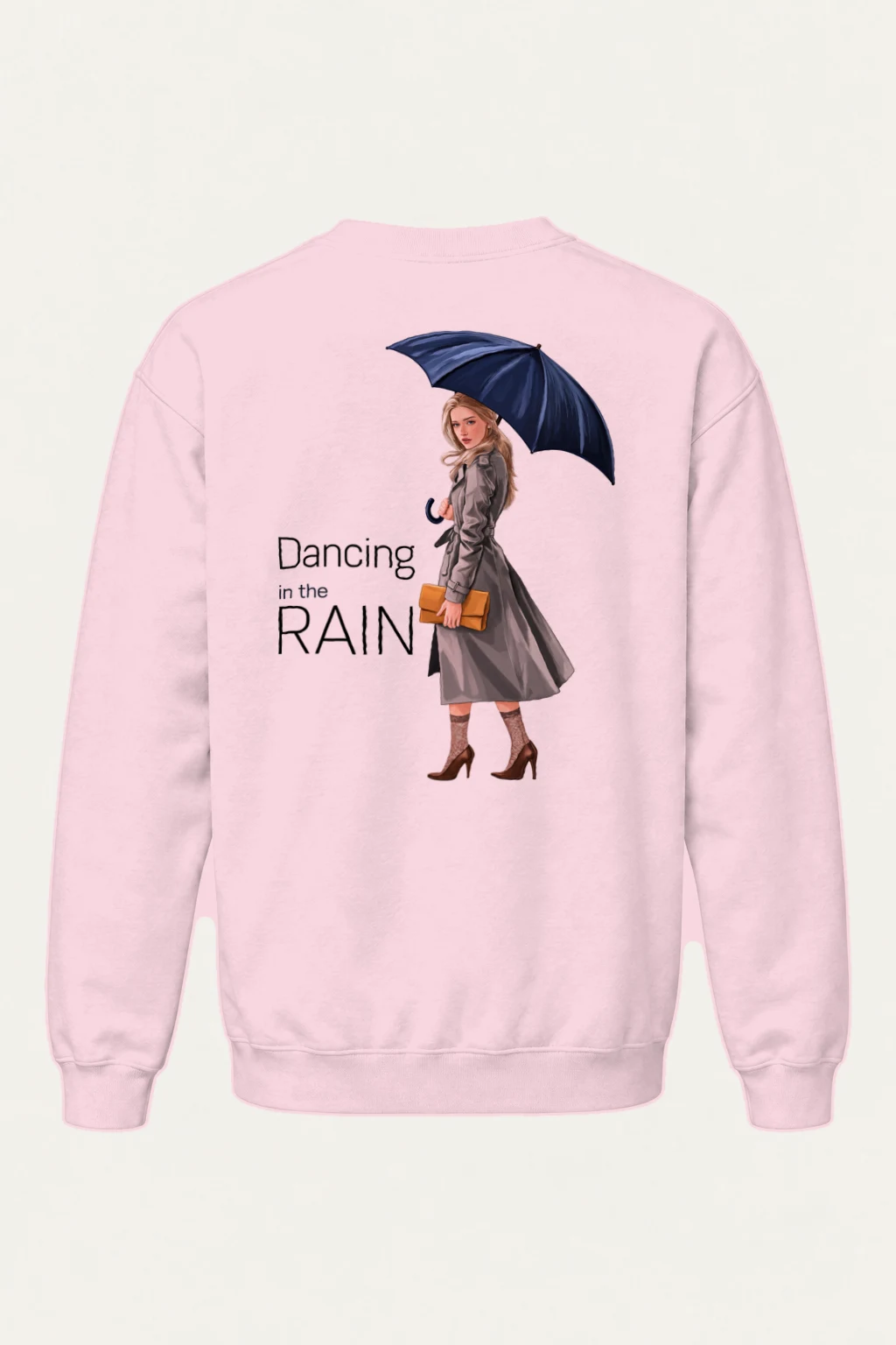 "Dancing In The Rain" Heavy Blend Unisex Crewneck Sweatshirt | Gildan 18000