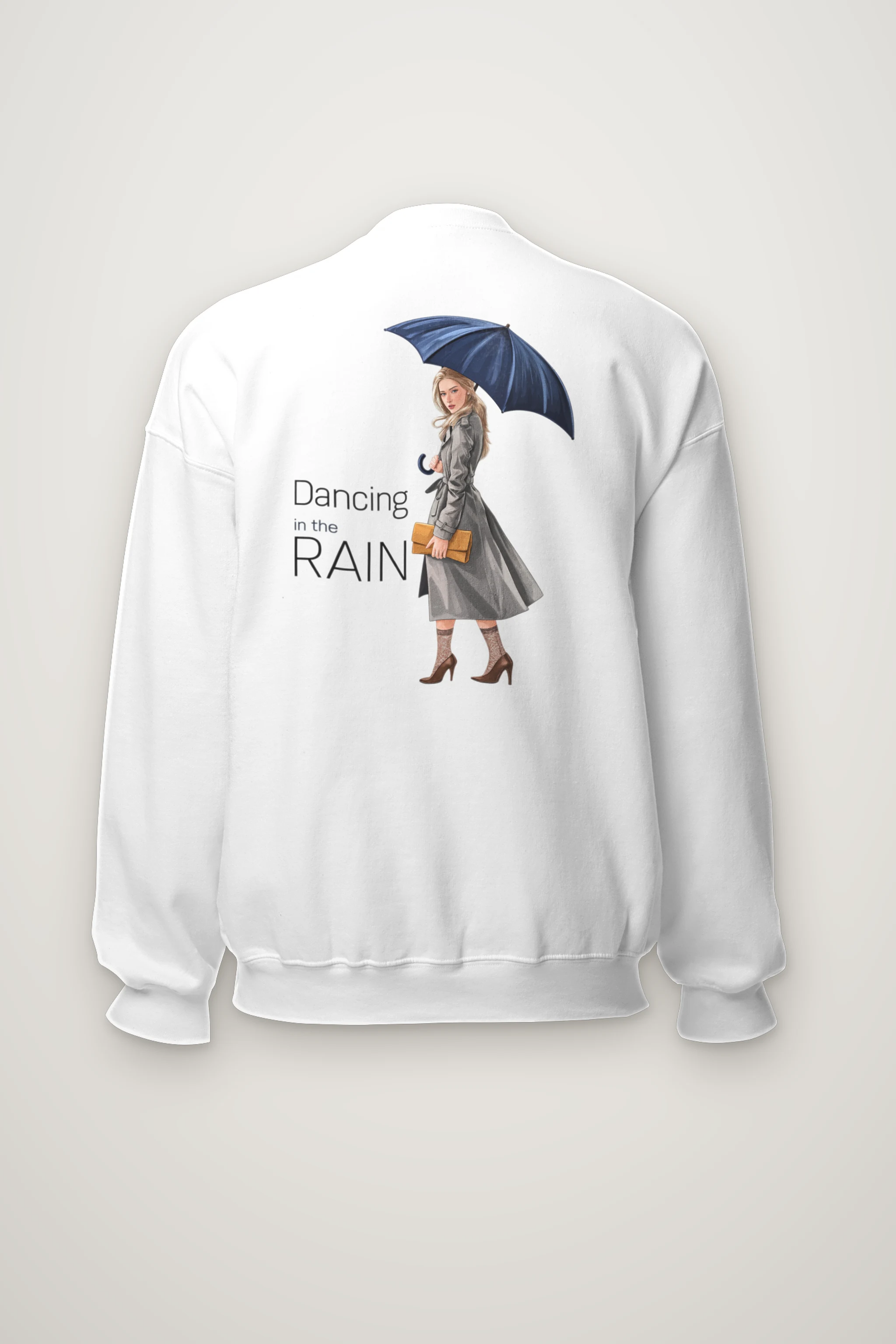 "Dancing In The Rain" Heavy Blend Unisex Crewneck Sweatshirt