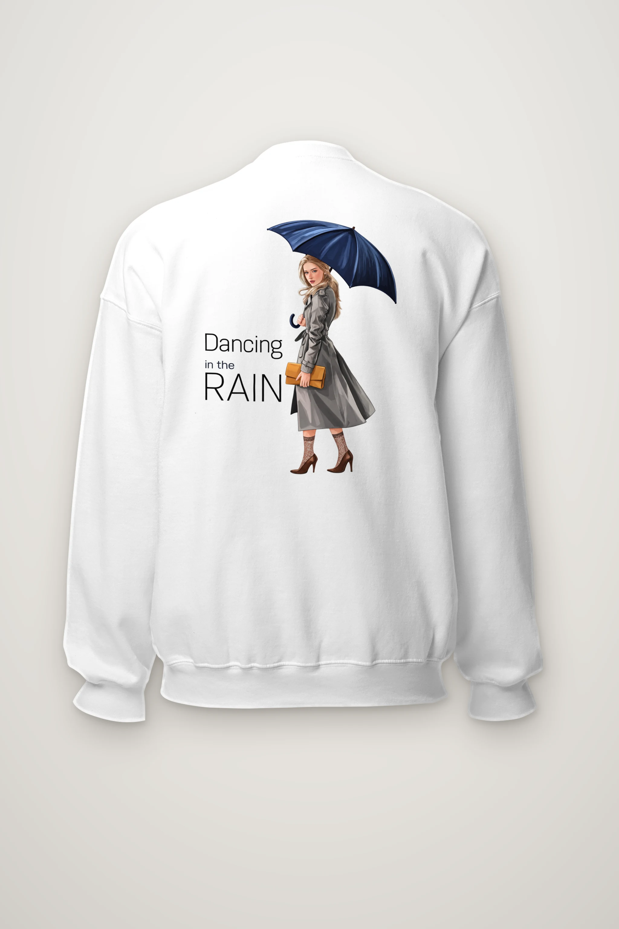 "Dancing In The Rain" Heavy Blend Unisex Crewneck Sweatshirt