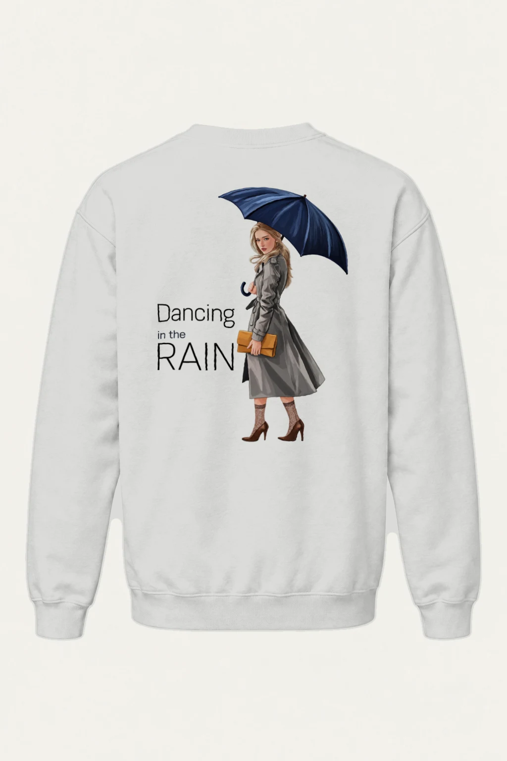 "Dancing In The Rain" Heavy Blend Unisex Crewneck Sweatshirt | Gildan 18000