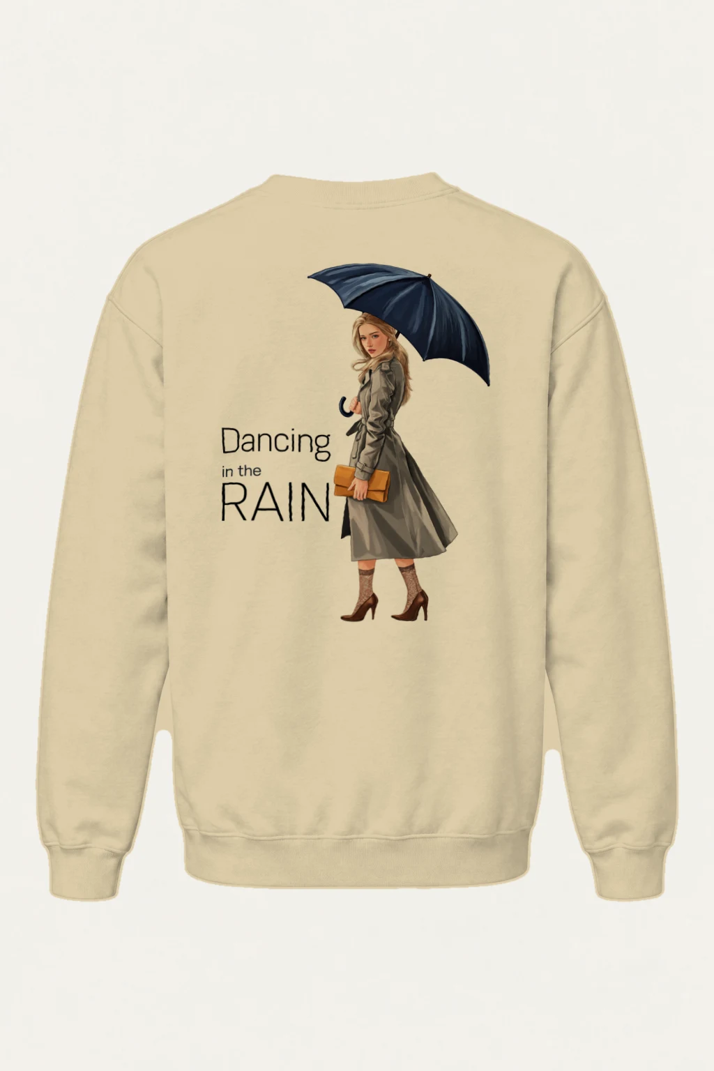 "Dancing In The Rain" Heavy Blend Unisex Crewneck Sweatshirt | Gildan 18000