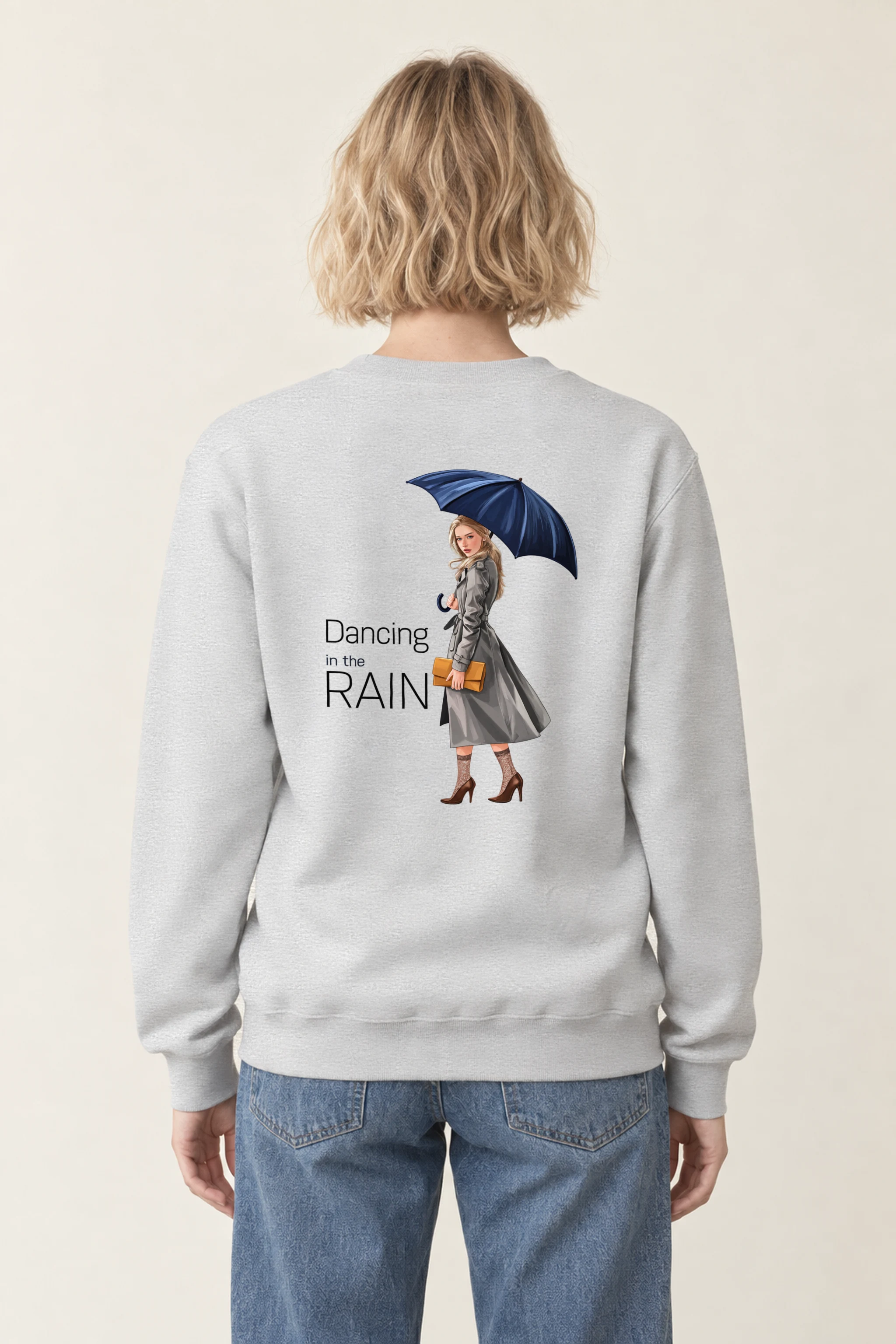 "Dancing In The Rain" 1 Crewneck Sweatshirt