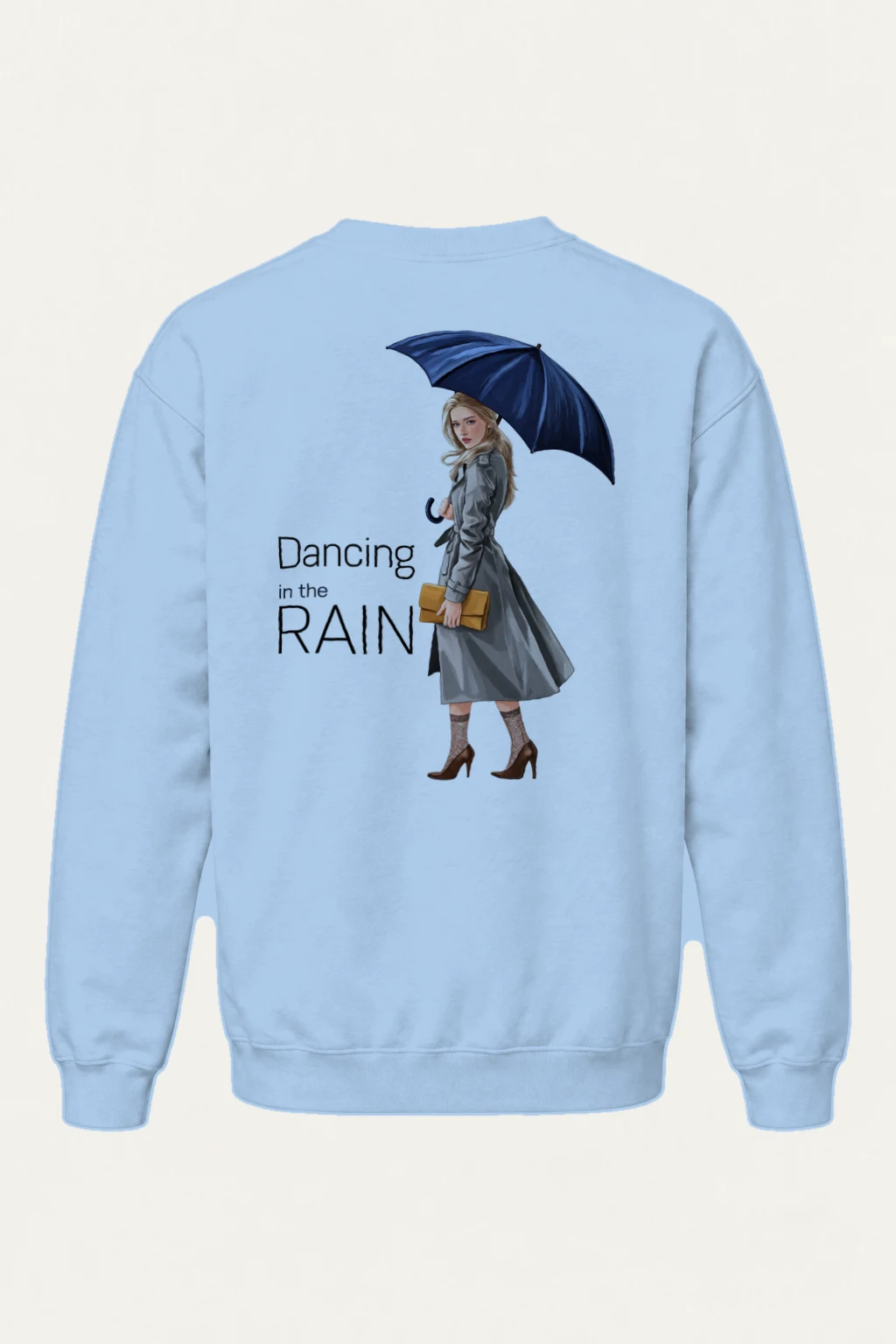 "Dancing In The Rain" Heavy Blend Unisex Crewneck Sweatshirt | Gildan 18000