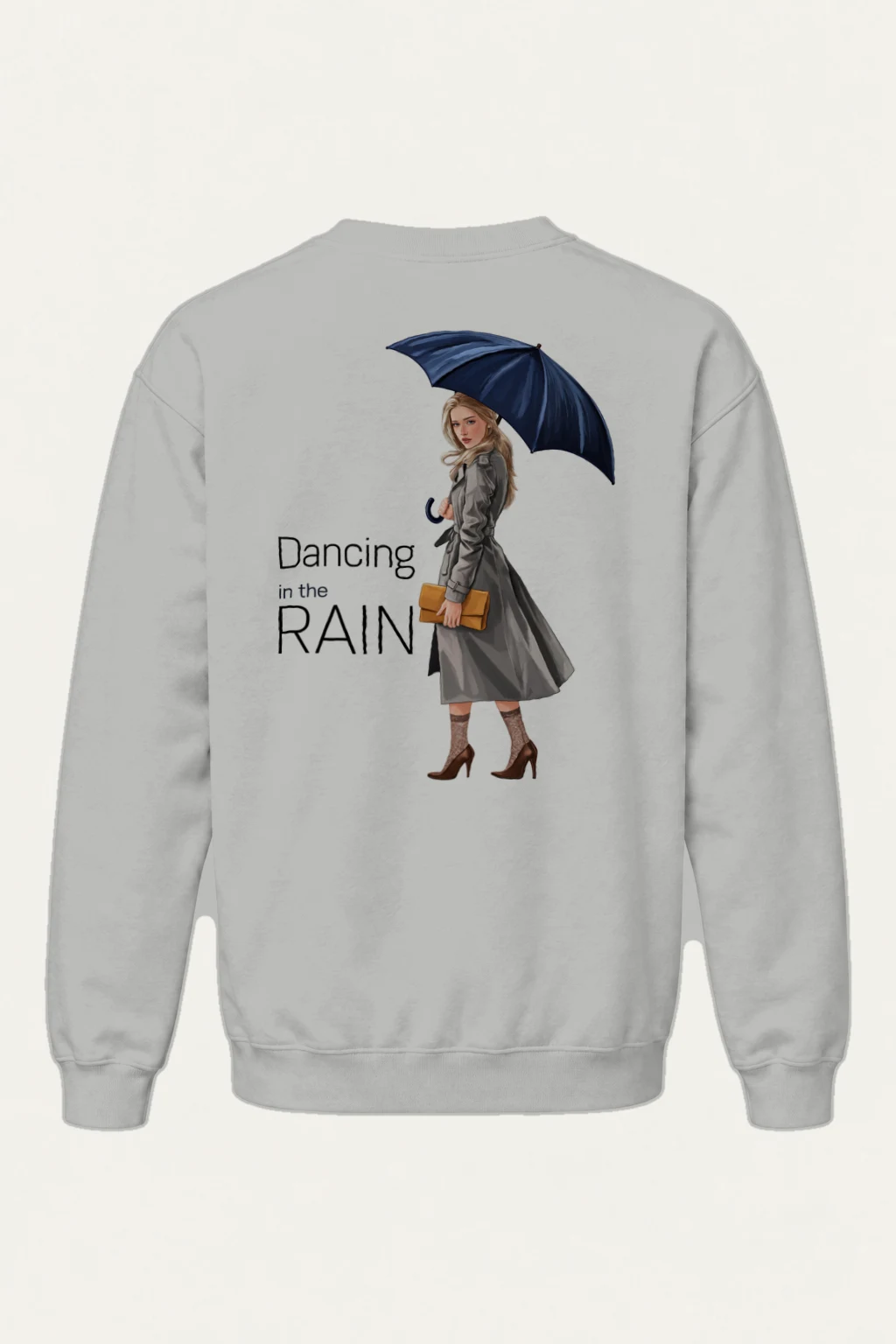 "Dancing In The Rain" Heavy Blend Unisex Crewneck Sweatshirt | Gildan 18000