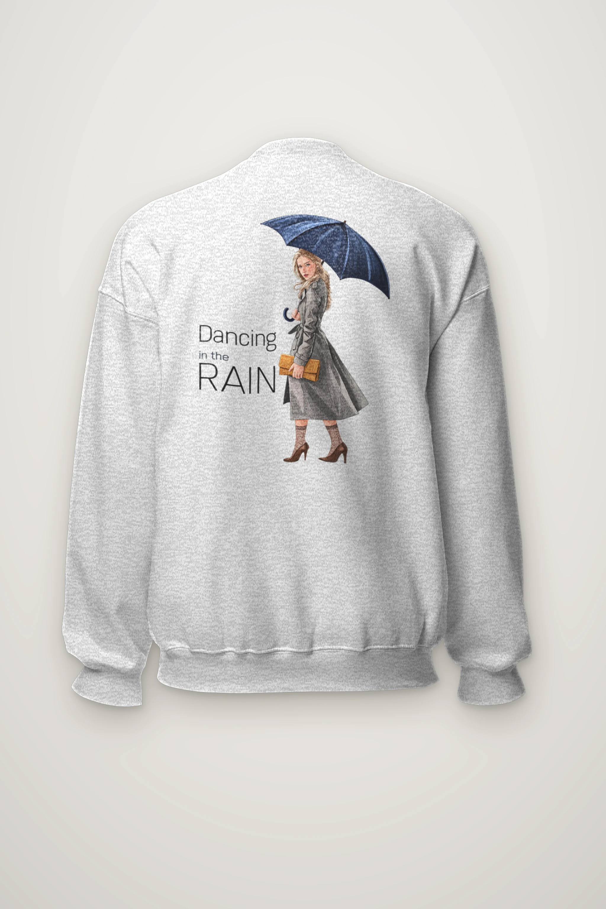 "Dancing In The Rain" Heavy Blend Unisex Crewneck Sweatshirt
