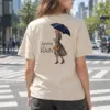 "Dancing in the Rain" Heavyweight Unisex Crewneck T-shirt | Gildan 5000