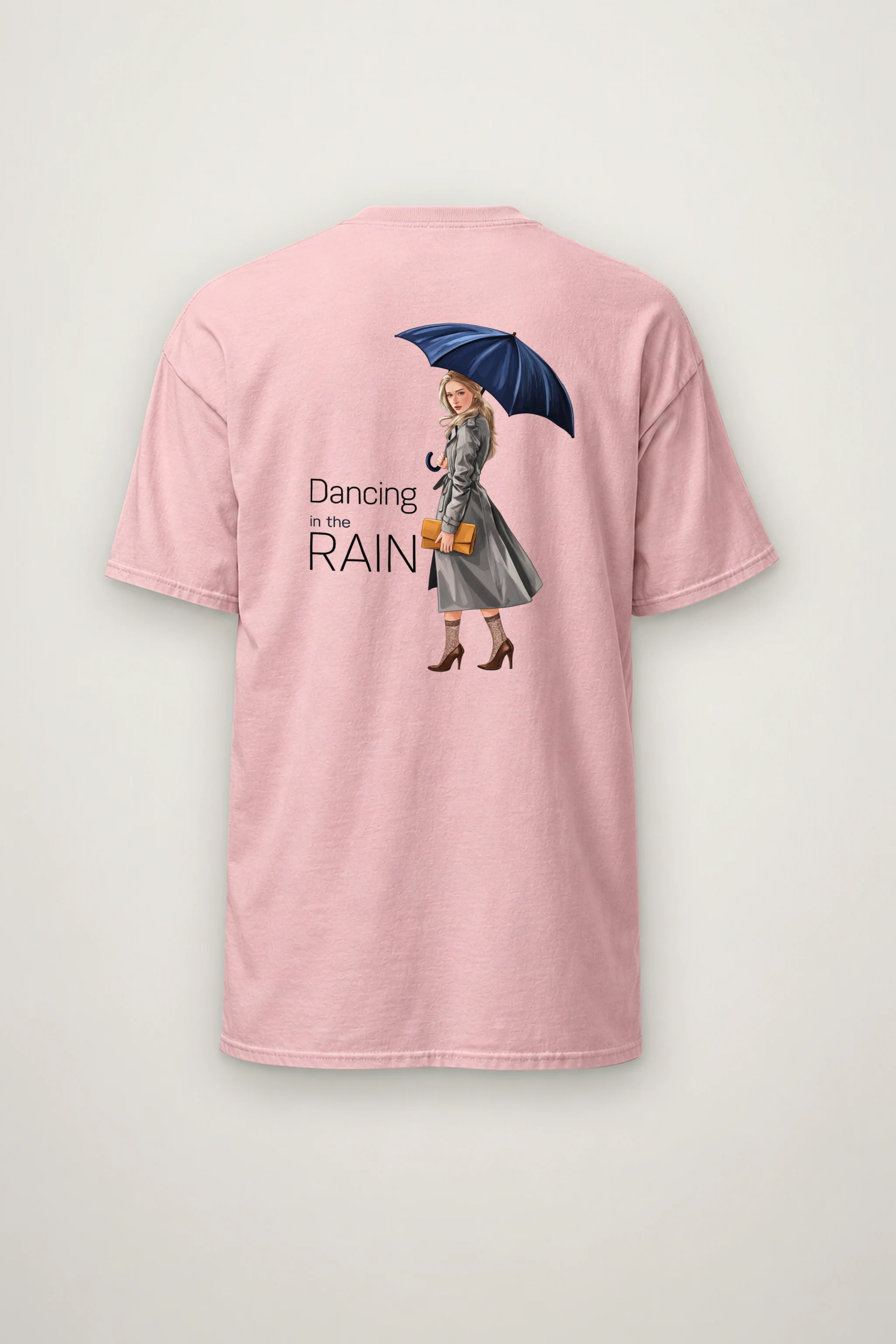 "Dancing in the Rain" Heavyweight Unisex Crewneck T-shirt