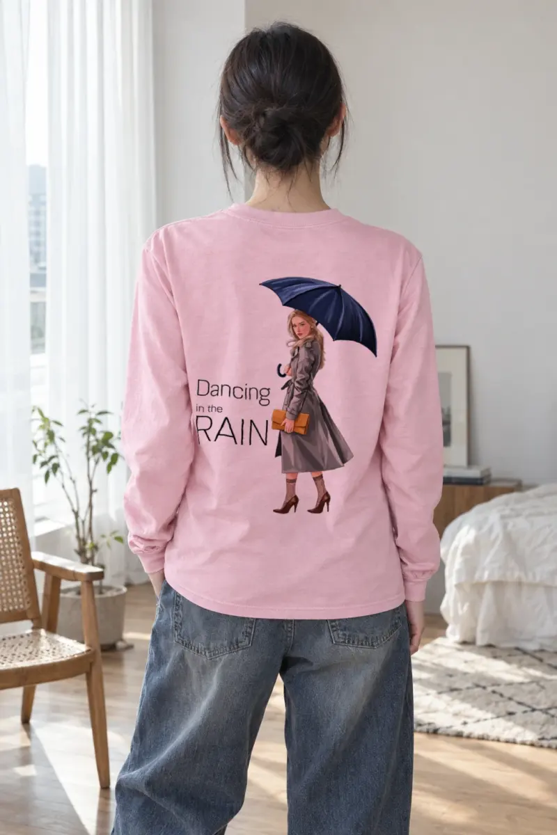 "Dancing in the Rain" Unisex Longsleeve T-shirt