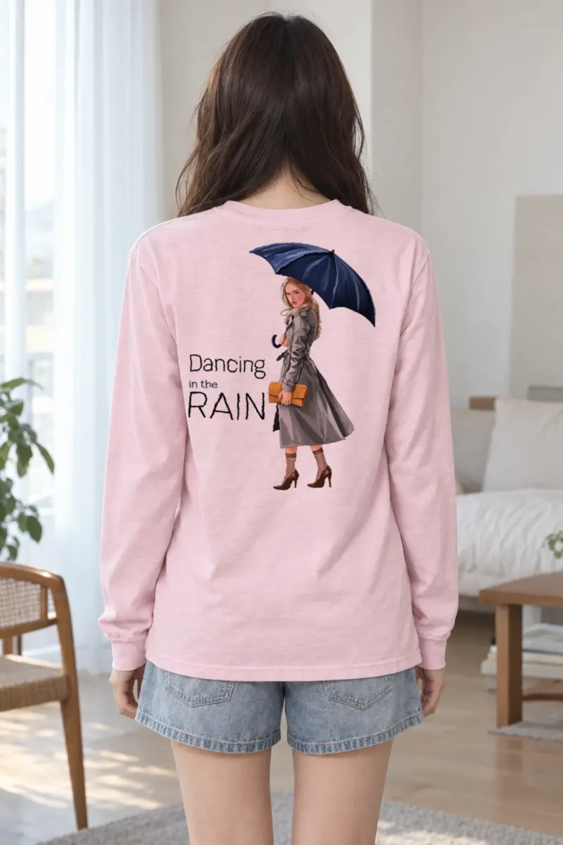 "Dancing in the Rain" Unisex Longsleeve T-shirt | Gildan 2400