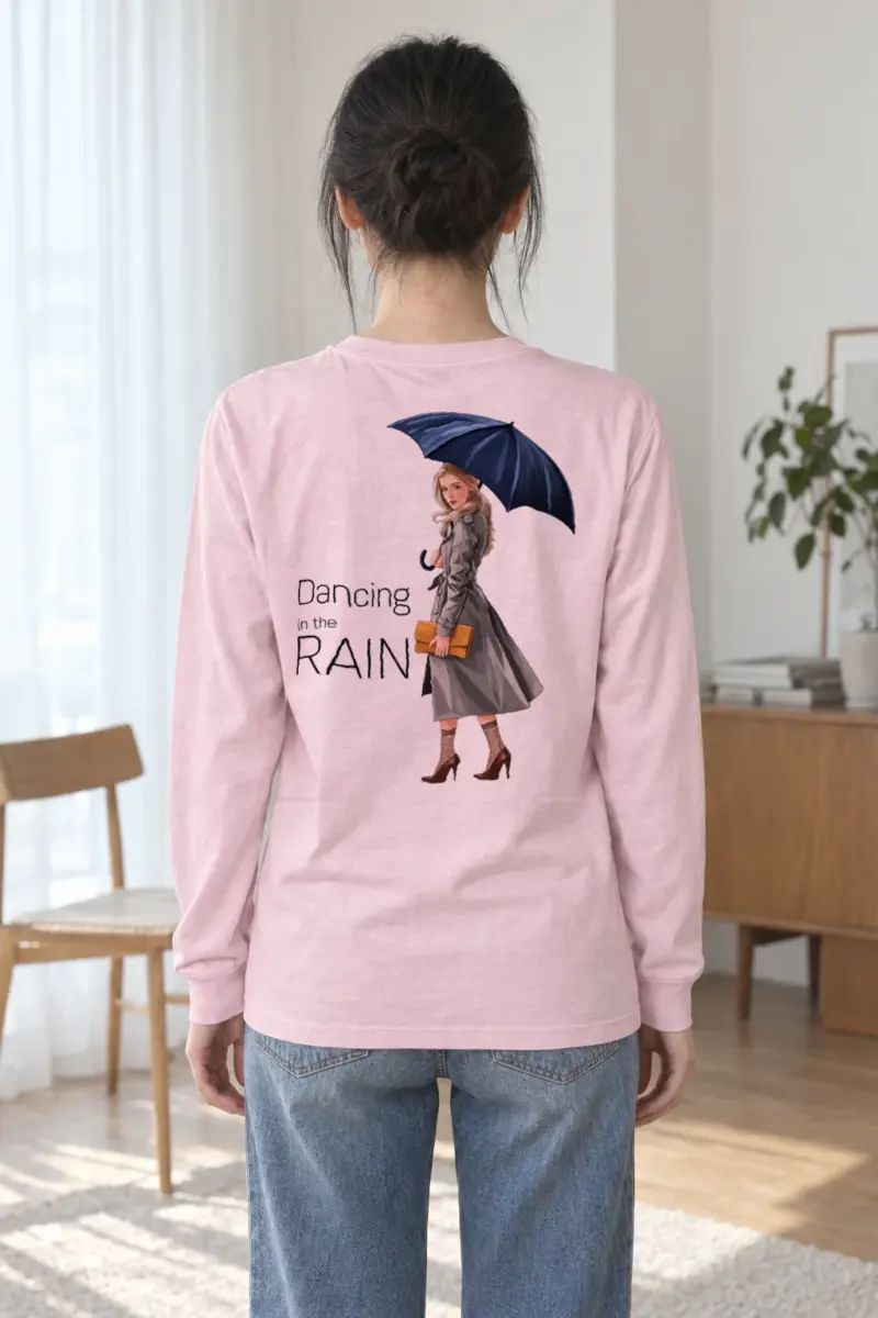 "Dancing in the Rain" Unisex Longsleeve T-shirt