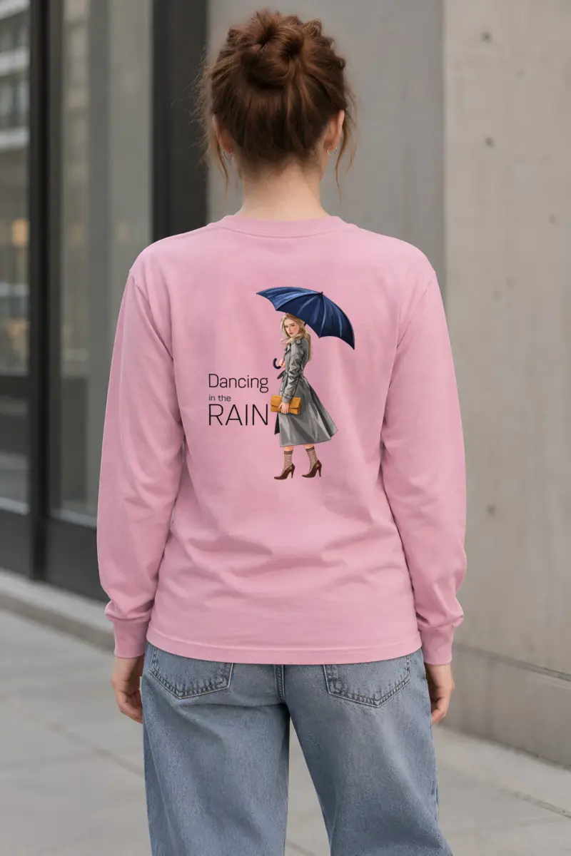 "Dancing in the Rain" Unisex Longsleeve T-shirt