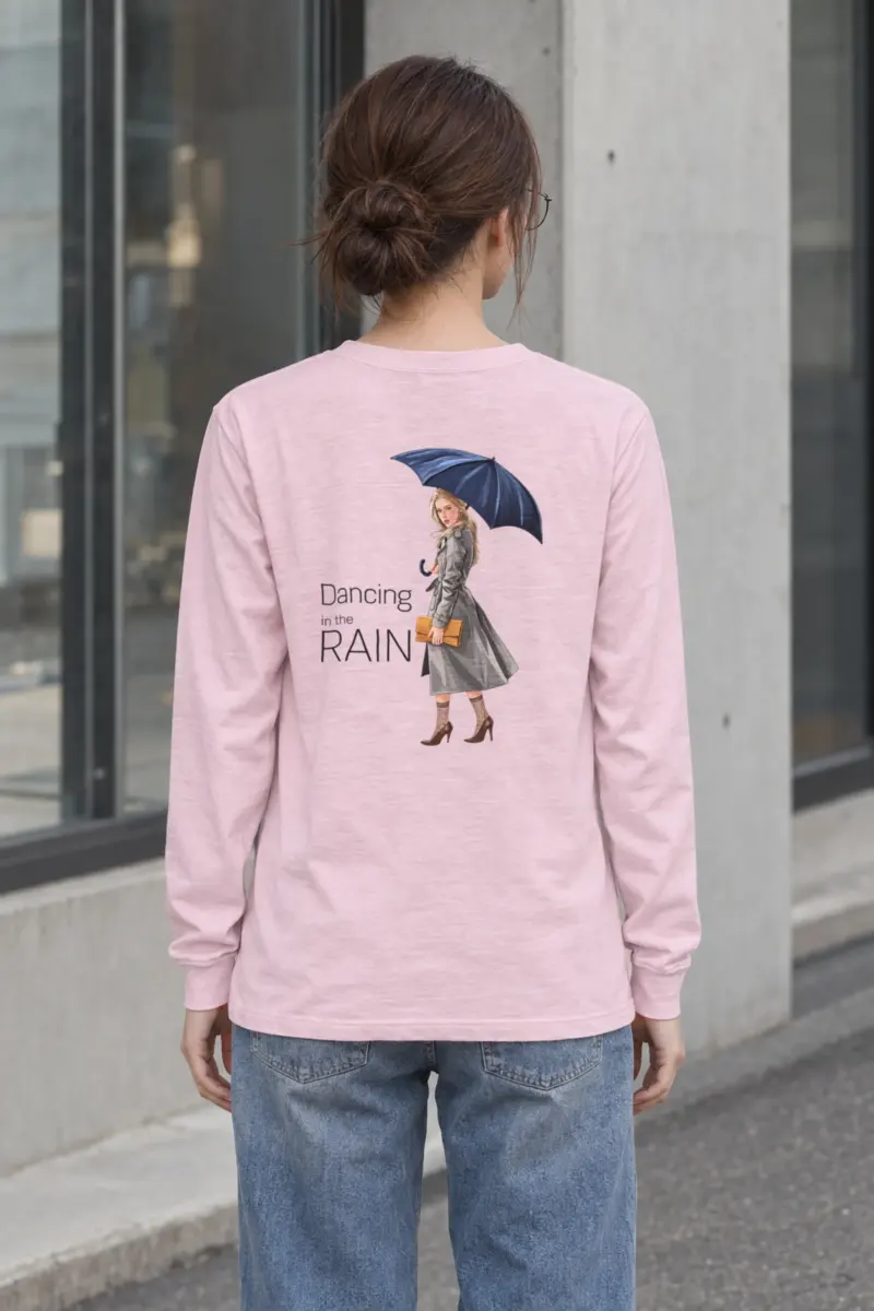 "Dancing in the Rain" Unisex Longsleeve T-shirt