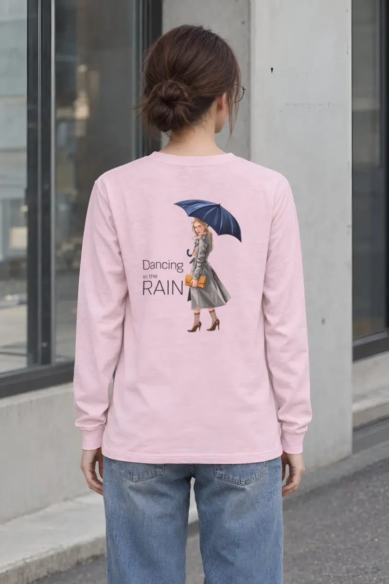 "Dancing in the Rain" Unisex Longsleeve T-shirt